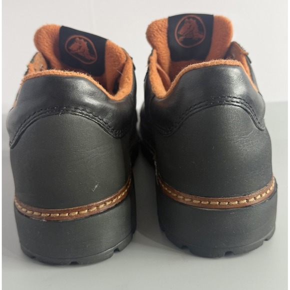 Crocs Lace Up Boulder Co Cobbler Hiker Leather Oxford Shoes Black Mens 11 M - Picture 6 of 10